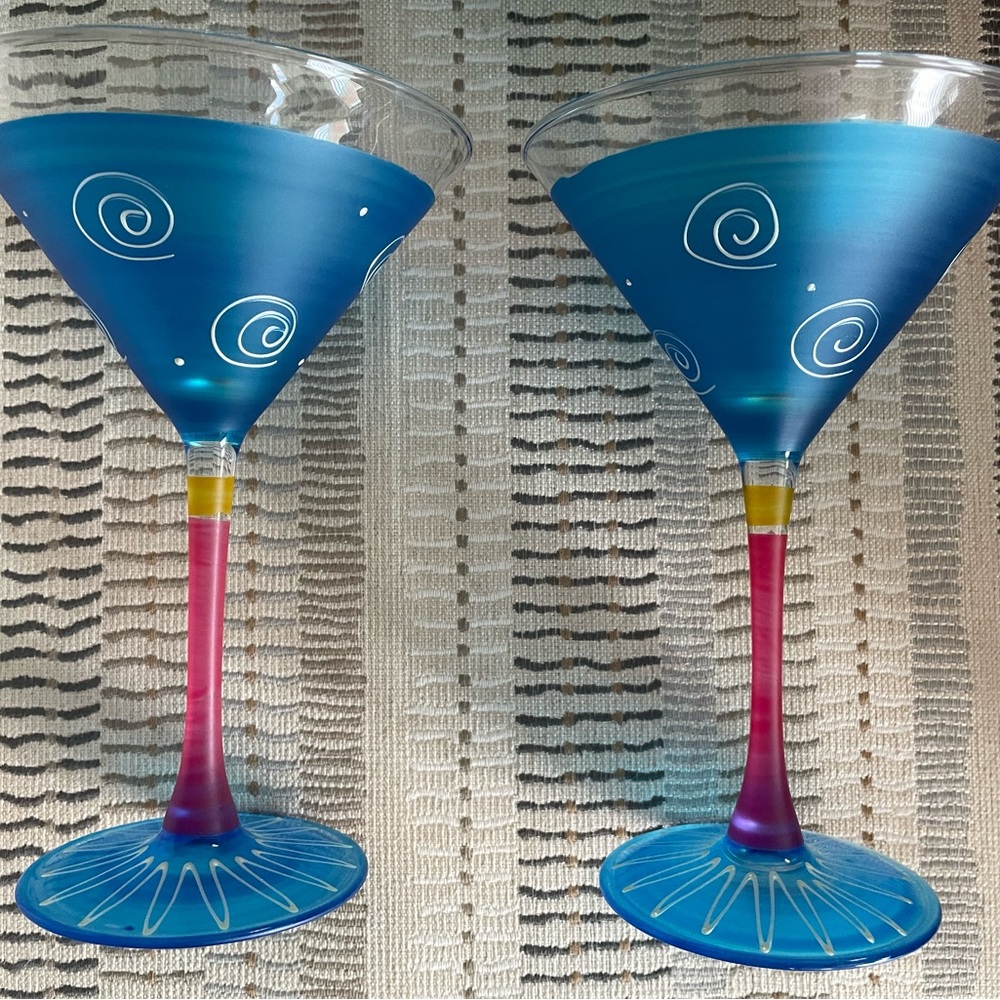 Pretty Martini Glasses